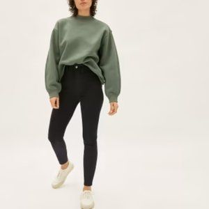 Women 28 Regular Everlane The Way High Skinny Black Jeans Pants High-Rise